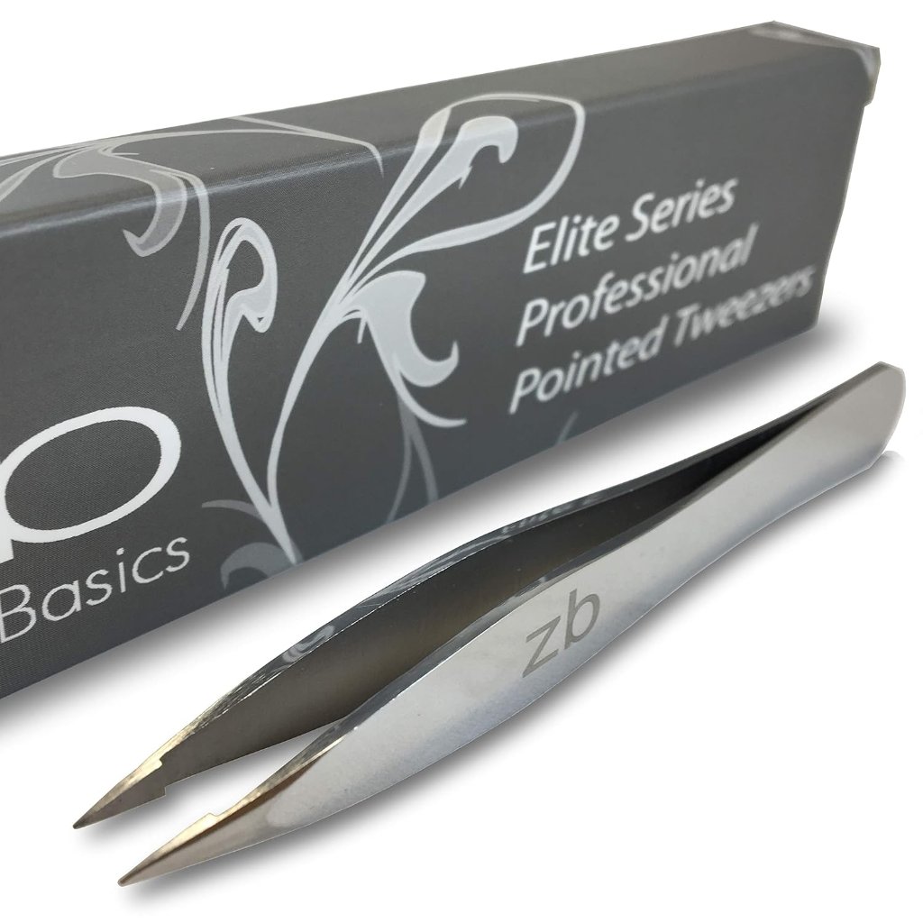 Precision Pointed Tweezers In Surgical Grade Steel  Offer Perfect Hair Removal